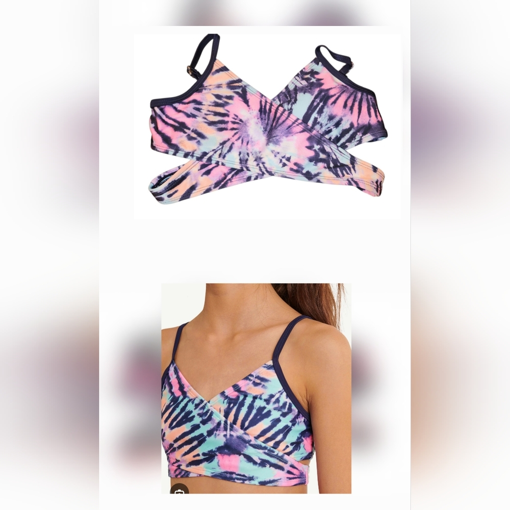 Vibrant Tie-Dye Bikini Top
